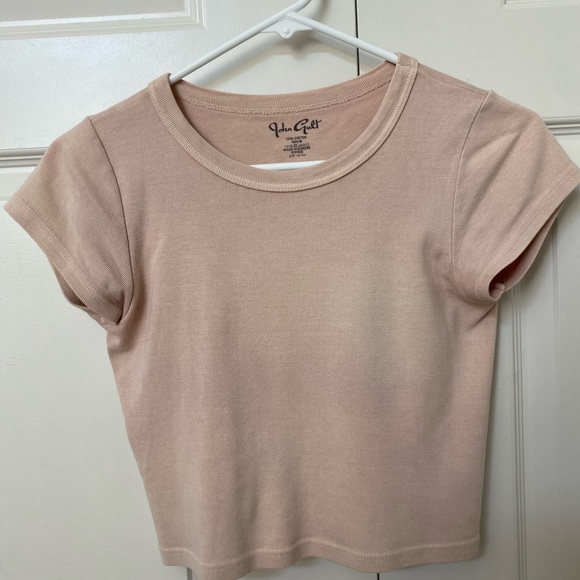 John Galt Baby Pink Baby Tee - Picture 2 of 4
